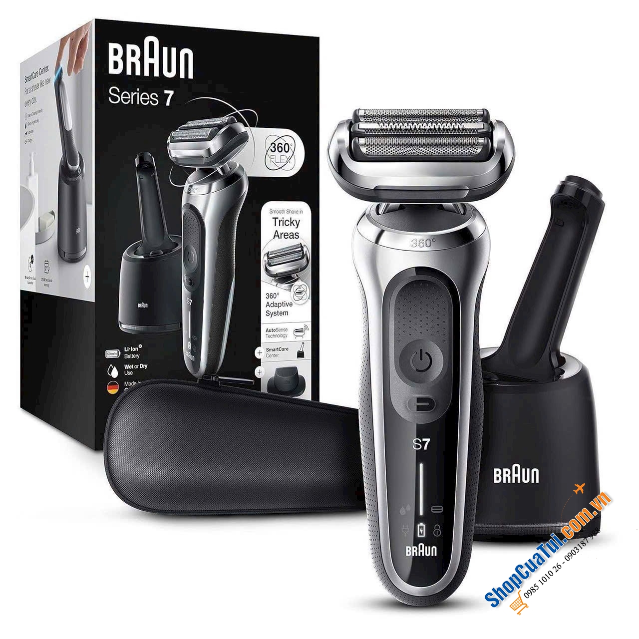 Máy cạo râu Braun Series 7 7071cc - Made in Germany.
