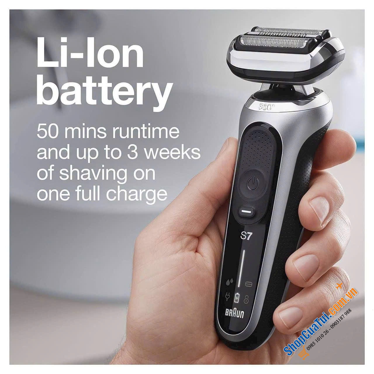 Máy cạo râu Braun Series 7 7071cc - Made in Germany.