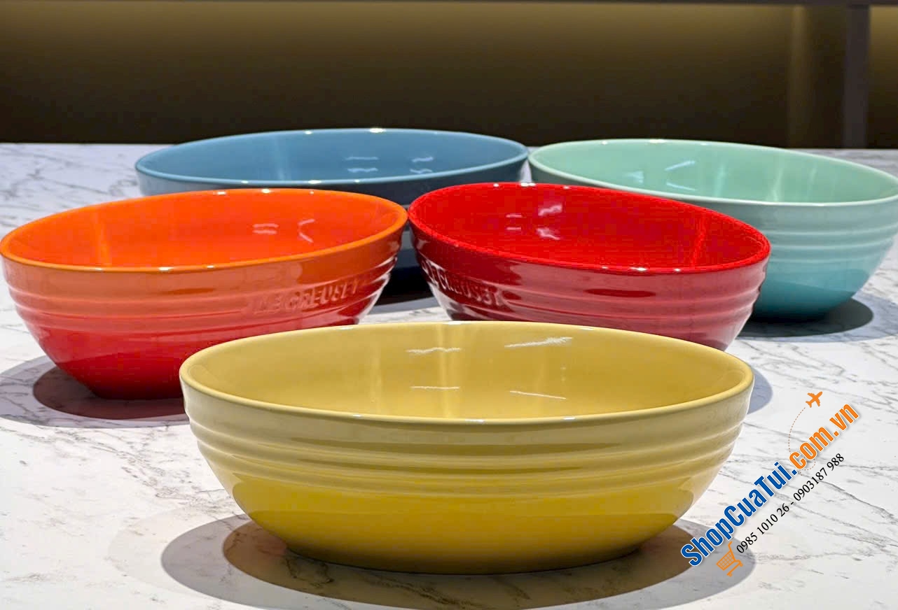 Set 5 bát Oval Le Creuset 17cm đẹp đúng kiểu càng ngắm càng muốn sở hữu.