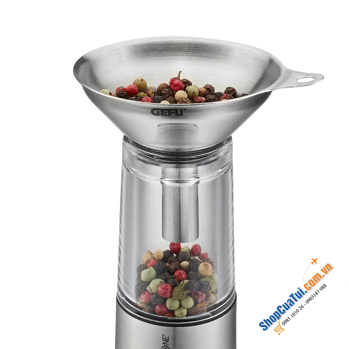 SET 3 PHỄU MINI INOX GEFU VERSARE.