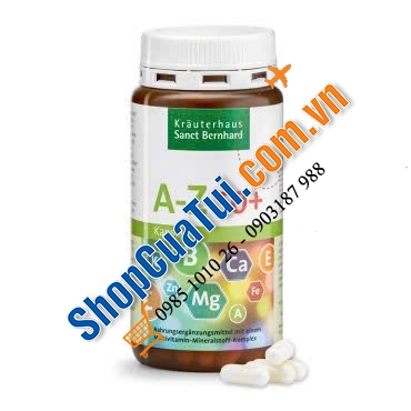 VIÊN UỐNG BỔ SUNG VITAMIN TỔNG HỢP A-Z SANCT BERNHARD CHO NGƯỜI TRÊN 50 TUỔI - KHỎE MẠNH MỖI NGÀY..