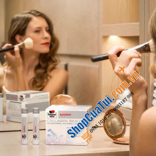 Collagen nước Doppelherz system KOLLAGEN Beauty - Giúp trẻ hoá & tăng độ đàn hồi cho da.