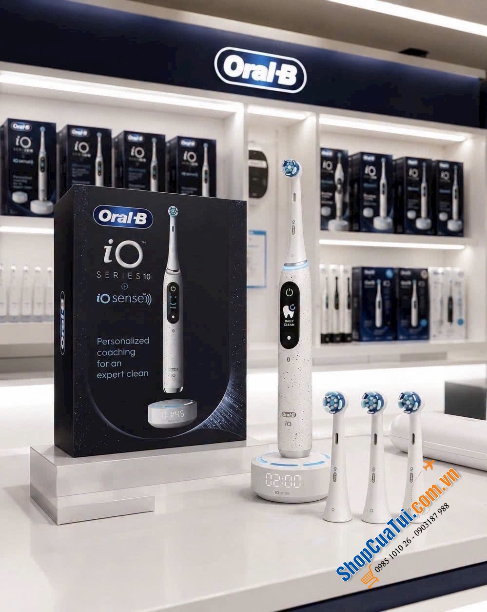 Bàn chải đánh răng điện Oral-B iO Series 10 - Made in Germany.