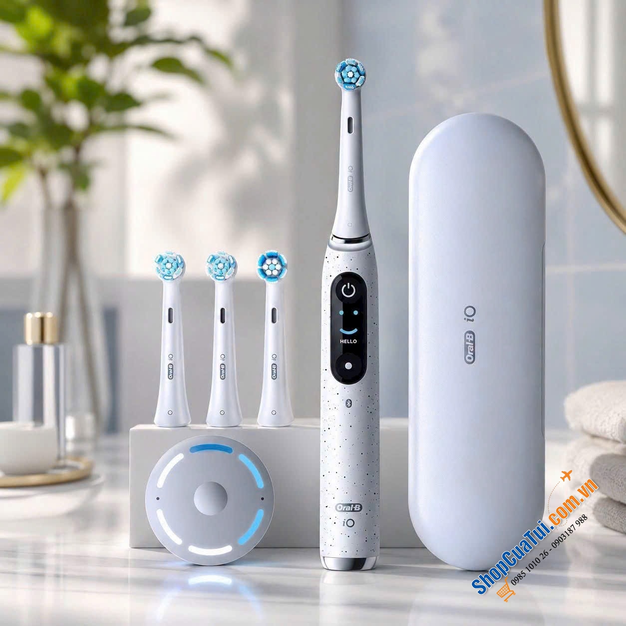 Bàn chải đánh răng điện Oral-B iO Series 10 - Made in Germany.