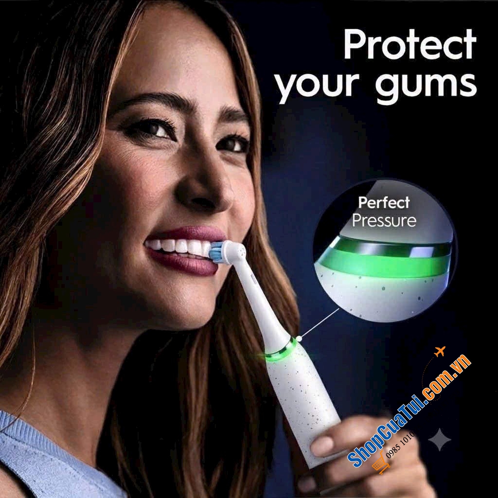 Bàn chải đánh răng điện Oral-B iO Series 10 - Made in Germany.