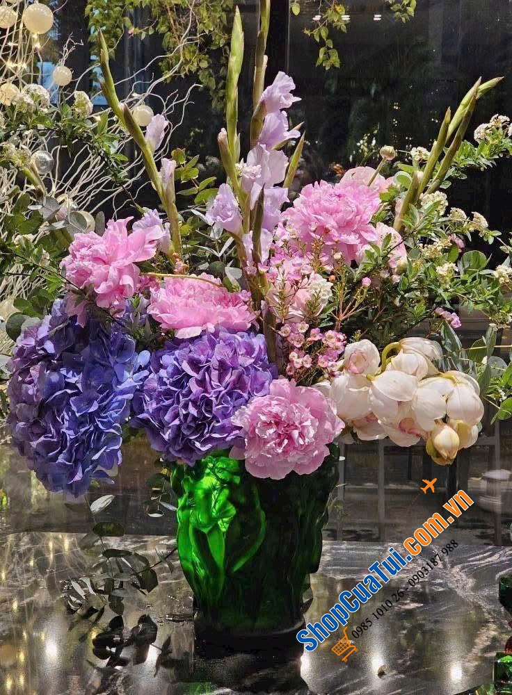 LỌ HOA PHA LÊ CAO CẤP ĐẸP KHÔNG TỲ VẾT, HOÀN HẢO MỌI GÓC CẠNH.