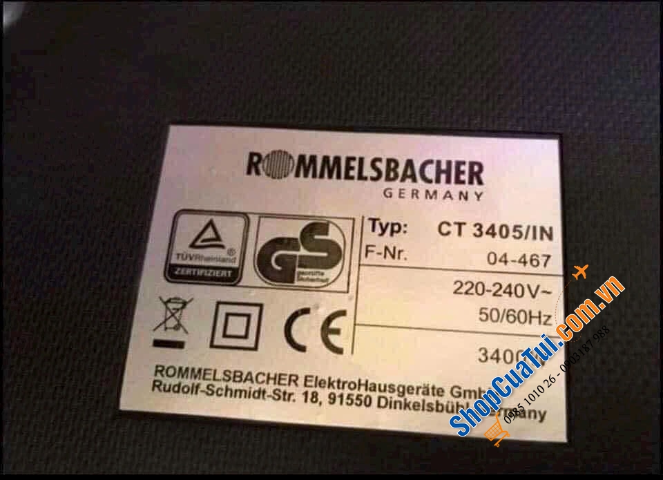 Bếp từ đôi quốc dân Romelbacher nội địa Đức.