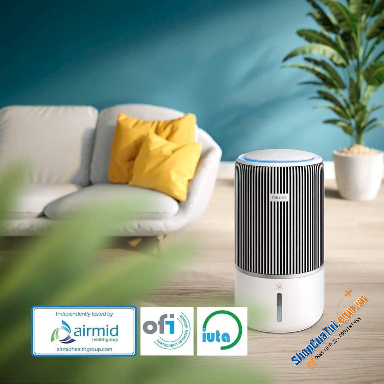 Máy lọc không khí và bù ẩm Philips AC3420/10 – MÁY LỌC KHÔNG KHÍ & TẠO ẨM 2IN1 ĐỈNH CAO.