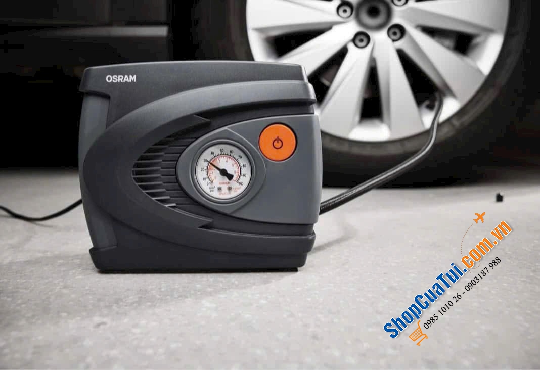 Máy bơm ô tô mini OSRAM nội địa Đức.
