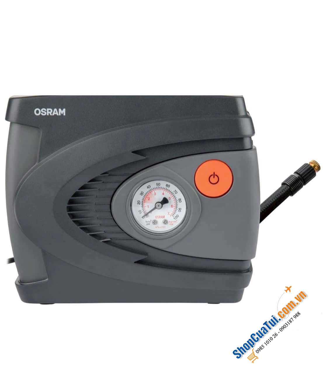 Máy bơm ô tô mini OSRAM nội địa Đức.