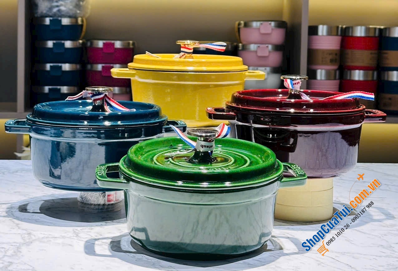 STAUB 18CM – NHỎ MÀ “CÓ VÕ”, MÀU NÀO CŨNG KHIẾN BẾP ĐẸP LÊN MỘT BẬC.