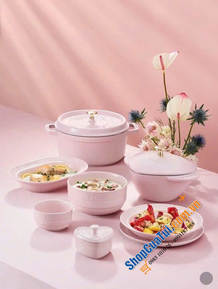New collection nhà Staub , tim hồng Sorbet xinh xỉu.