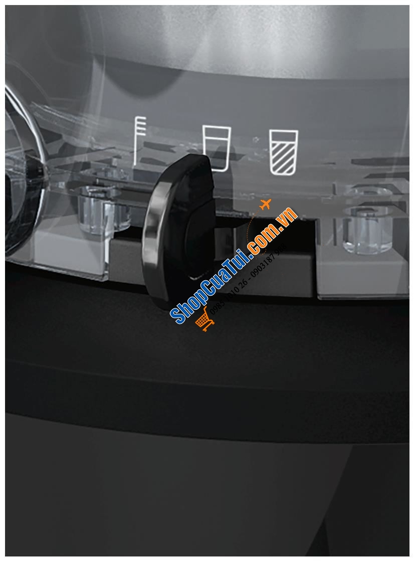 MÁY ÉP CHẬM BOSCH MESM731M với 3 lưới lọc bã và 2 chế độ lấy nước ép: ít bã/ lấy cả bã (dạng sinh tố), bánh răng Titan dạng siêu bền