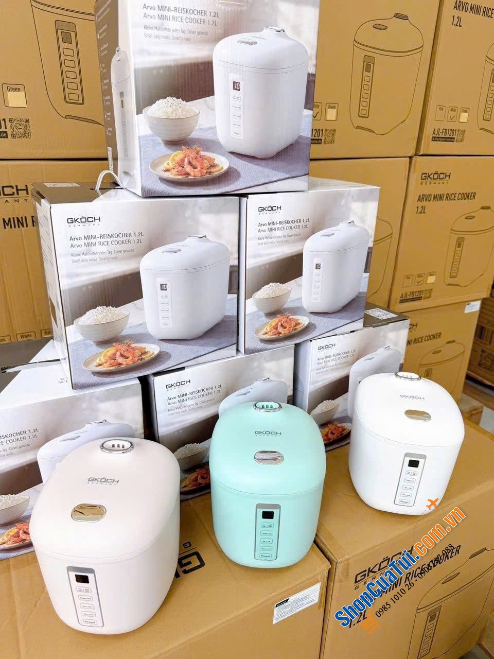 NỒI CƠM ĐIỆN MINI GKÖCH ARVO 1.2L.