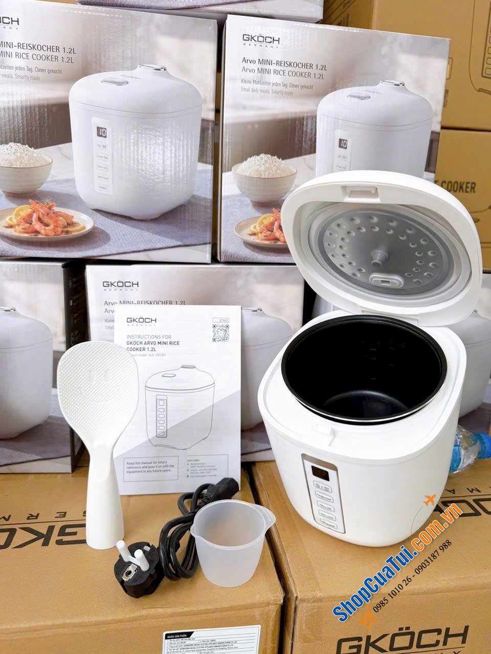 NỒI CƠM ĐIỆN MINI GKÖCH ARVO 1.2L.