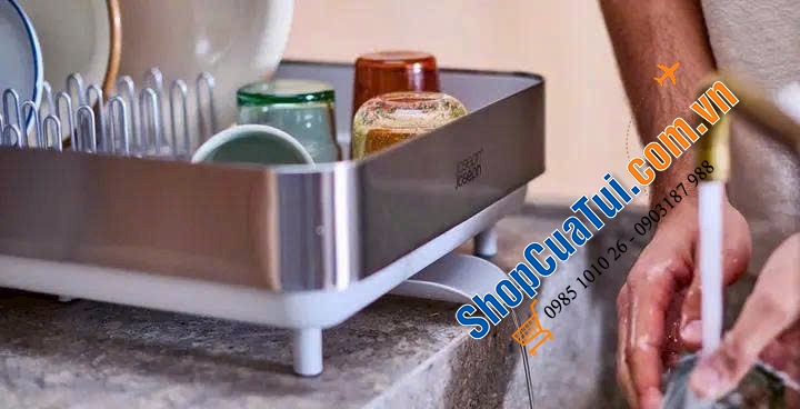 GIÁ ÚP BÁT ĐĨA MỞ RỘNG JOSEPH JOSEPH EXTEND™ STEEL PLUS.