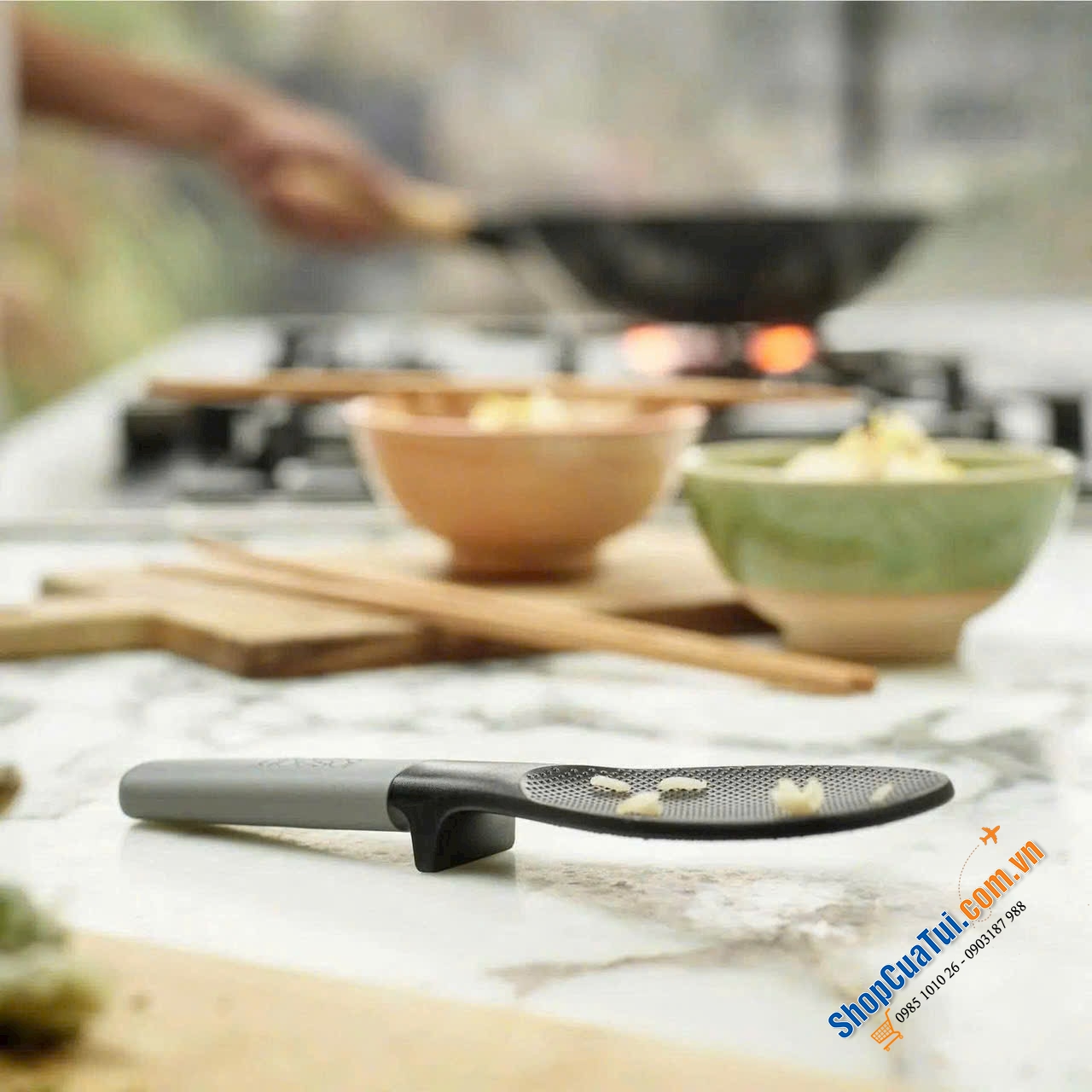 Muỗng xới cơm chống dính Joseph Joseh Elevate Fusion (Black) 10575.