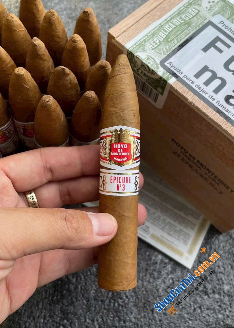 GÀ HOYO DE MENTERREY EPICCURE NO.3 - HỘP 25 ĐIẾU.