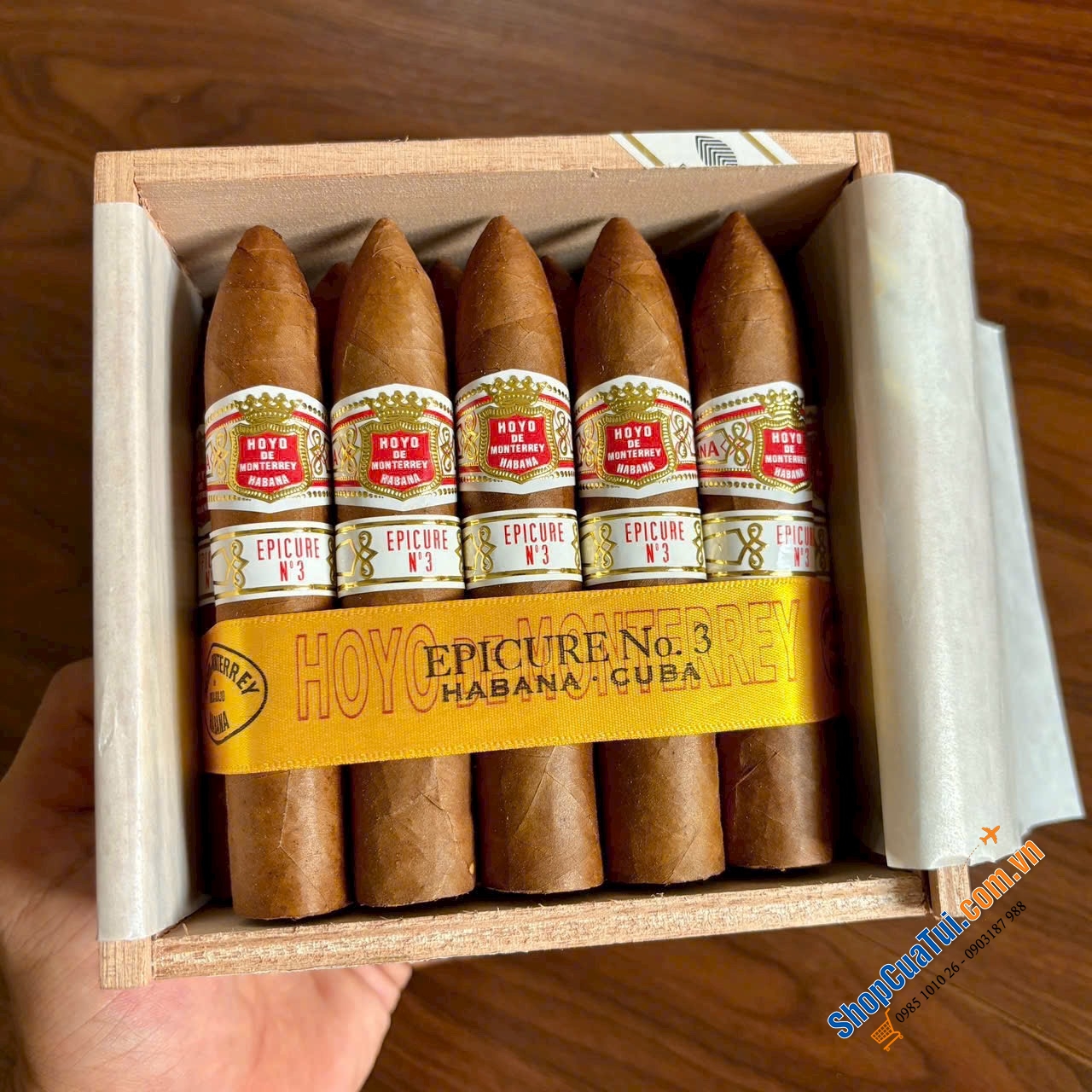 GÀ HOYO DE MENTERREY EPICCURE NO.3 - HỘP 25 ĐIẾU.