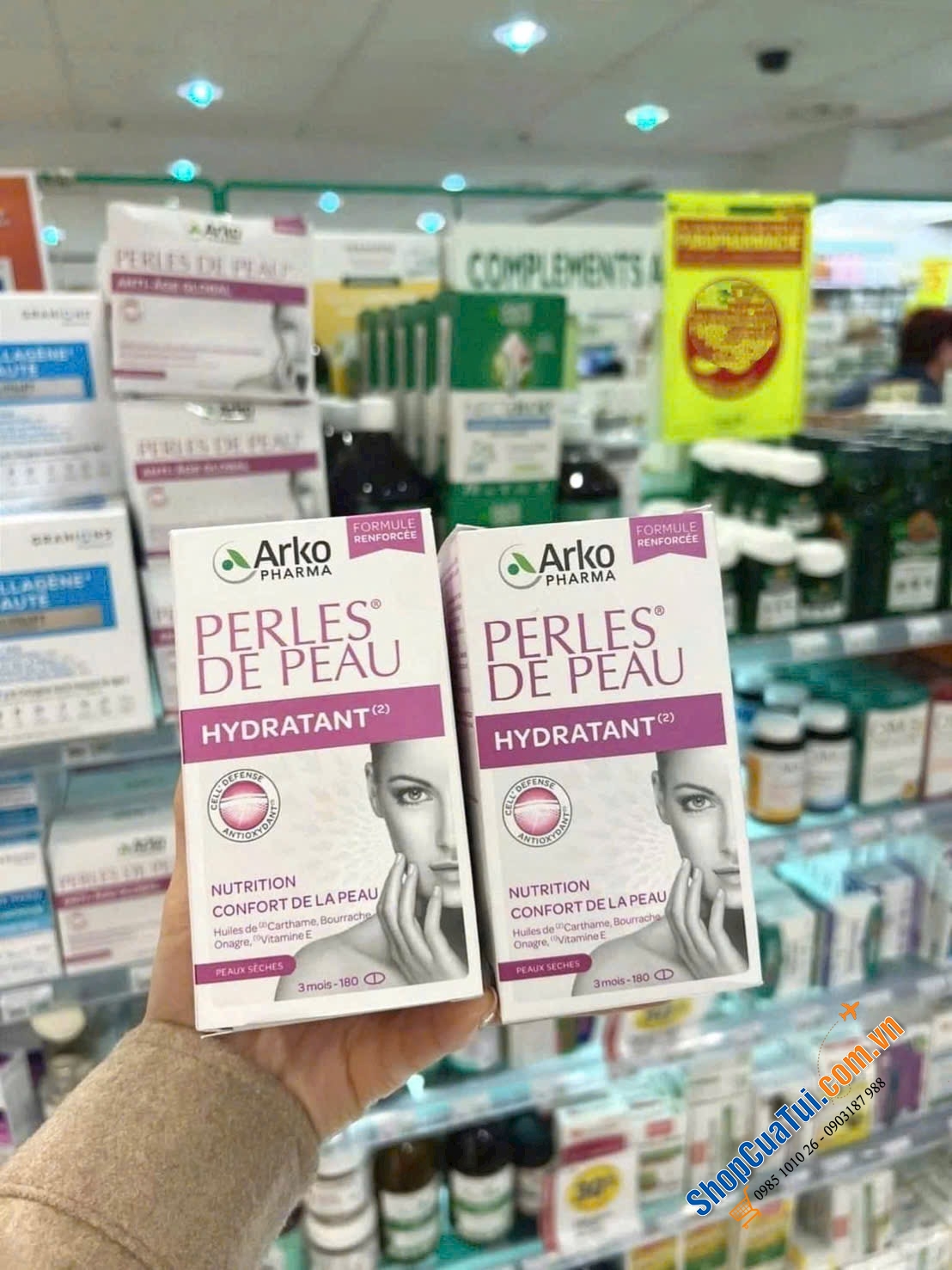 VIÊN UỐNG ĐẸP DA PERLES DE PEAU.