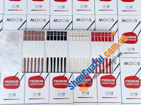 Set 12 đôi đũa Moos Đức.