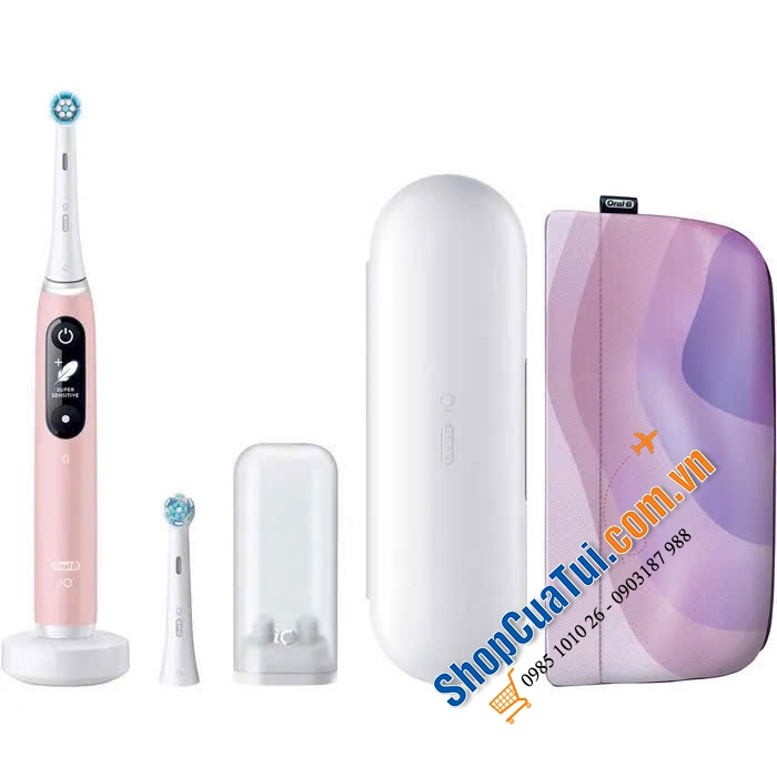 BÀN CHẢI ORAL B IO SERIES 6 LUXE MÀU HỒNG - Made in Germany.