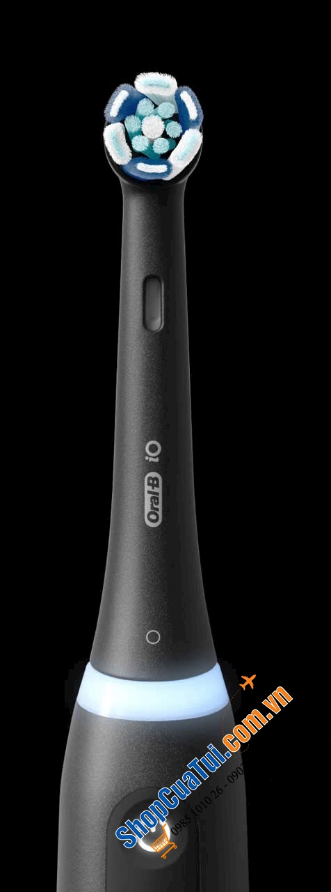 Bàn chải đánh răng điện Oral-B iO Series 5 Personallised clean màu: ĐEN VÀ TRẮNG - Made in Germany.
