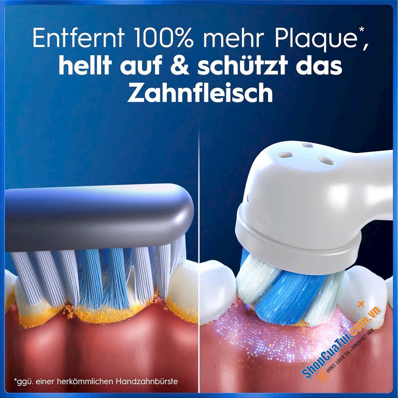 Bàn chải đánh răng điện Oral-B iO Series 5 Personallised clean màu: ĐEN VÀ TRẮNG - Made in Germany.