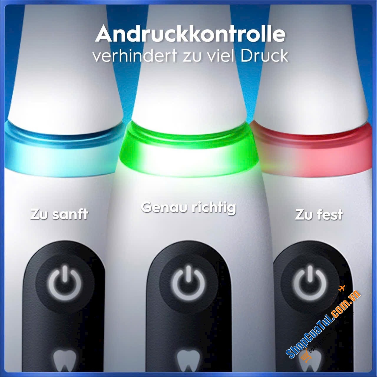 Bàn chải đánh răng điện Oral-B iO Series 5 Personallised clean màu: ĐEN VÀ TRẮNG - Made in Germany.