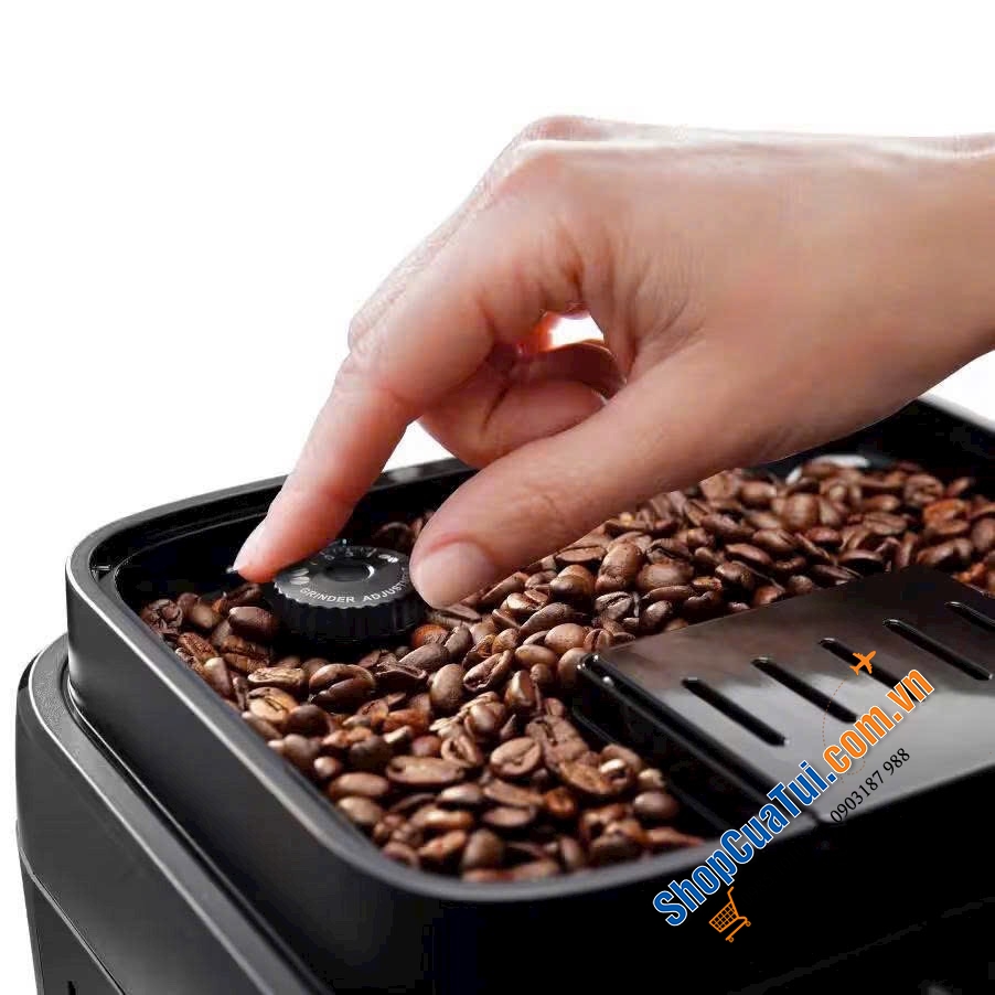MÁY PHA CÀ PHÊ DELONGHI MAGNIFICA EVO ECAM290.61.B MÀU ĐEN - Made in Romania.