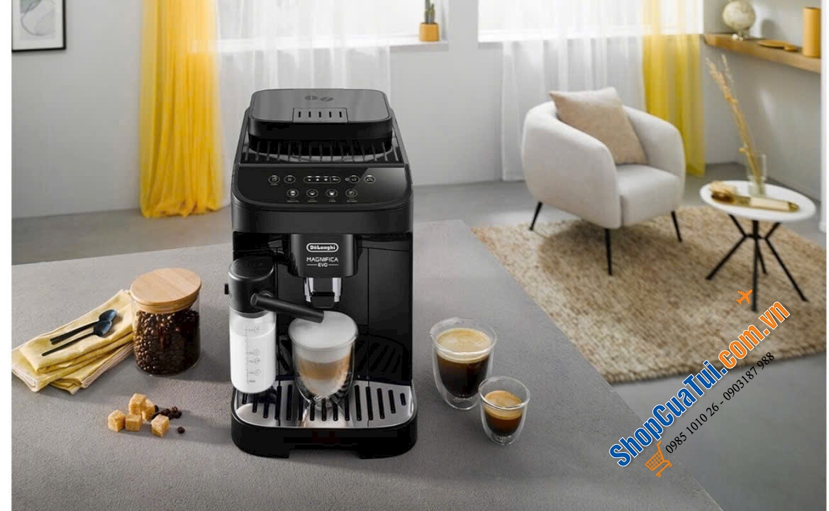 MÁY PHA CAFE DE’LONGHI MAGNIFICA EVO ECAM290.51.B – BARISTA NGAY TRONG CĂN BẾP NHÀ BẠN.