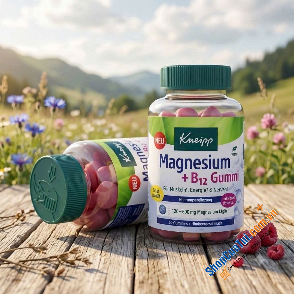 VIÊN BỔ SUNG KNEIPP MAGNESIUM + B12 GUMMI.