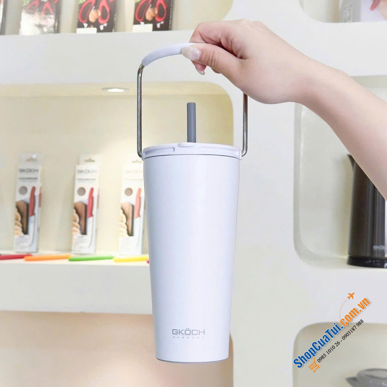 CỐC GIỮ NHIỆT GKÖCH 600ML – GIẢI PHÁP CHO NGƯỜI BẬN RỘN.