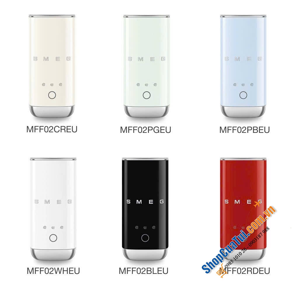 NÂNG TẦM GÓC CÀ PHÊ TẠI GIA CHUẨN ĐẲNG CẤP RETRO CÙNG MÁY TẠO BỌT SỮA SMEG MFF02.