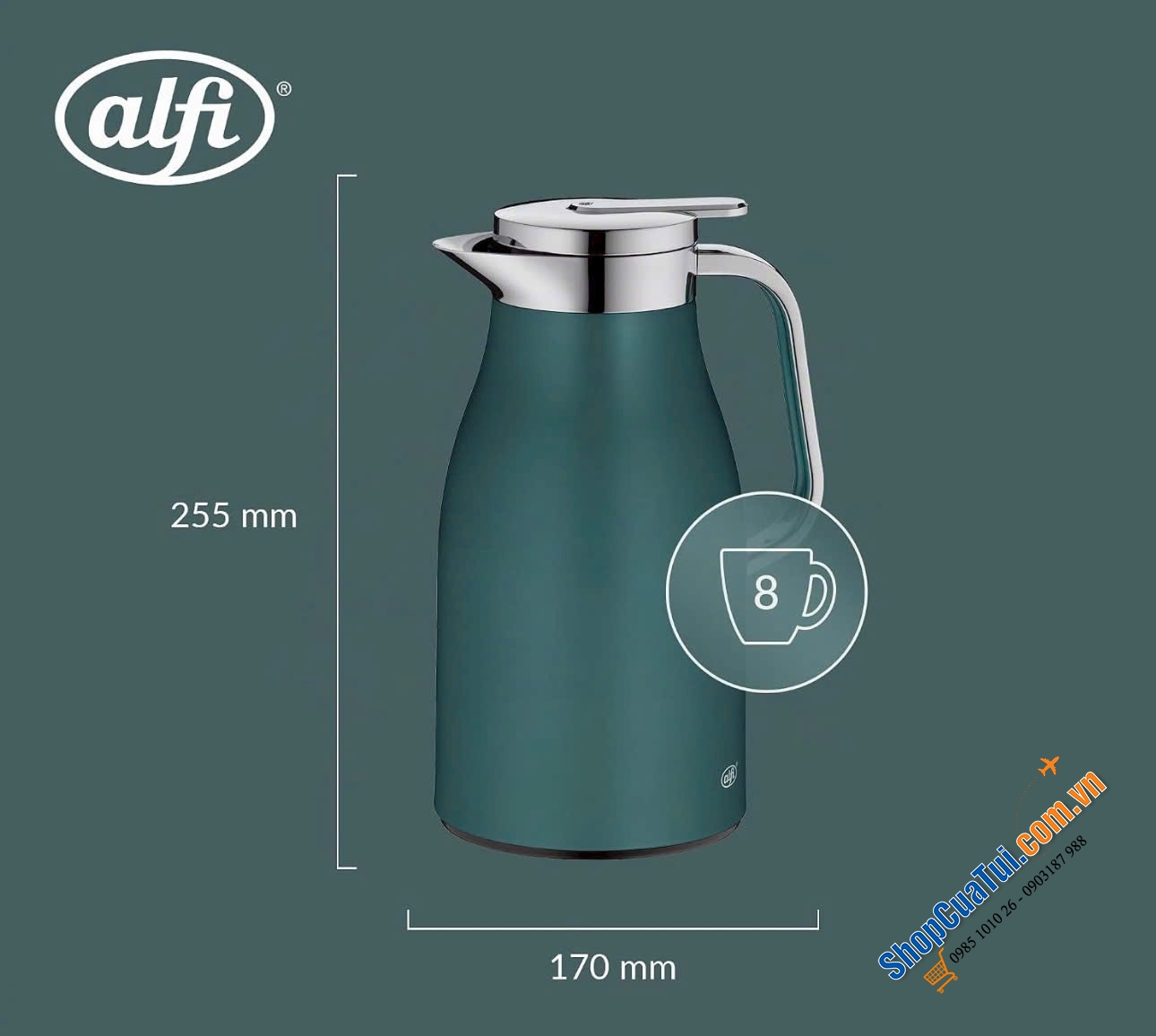 Bình Giữ Nhiệt Alfi Skyline Sea Pine Mat đẹp ngất ngây.