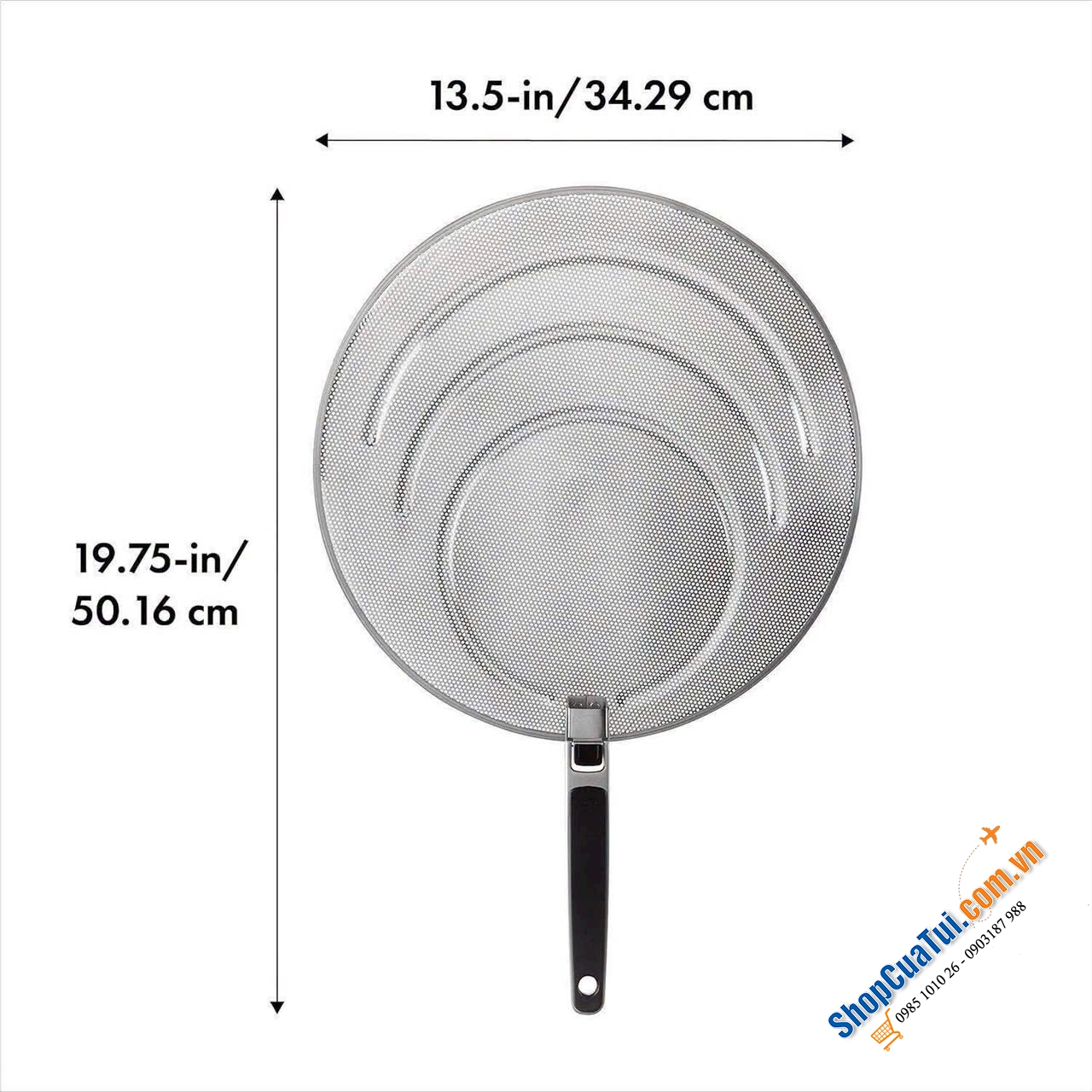 Vung chắn dầu mỡ Oxo.