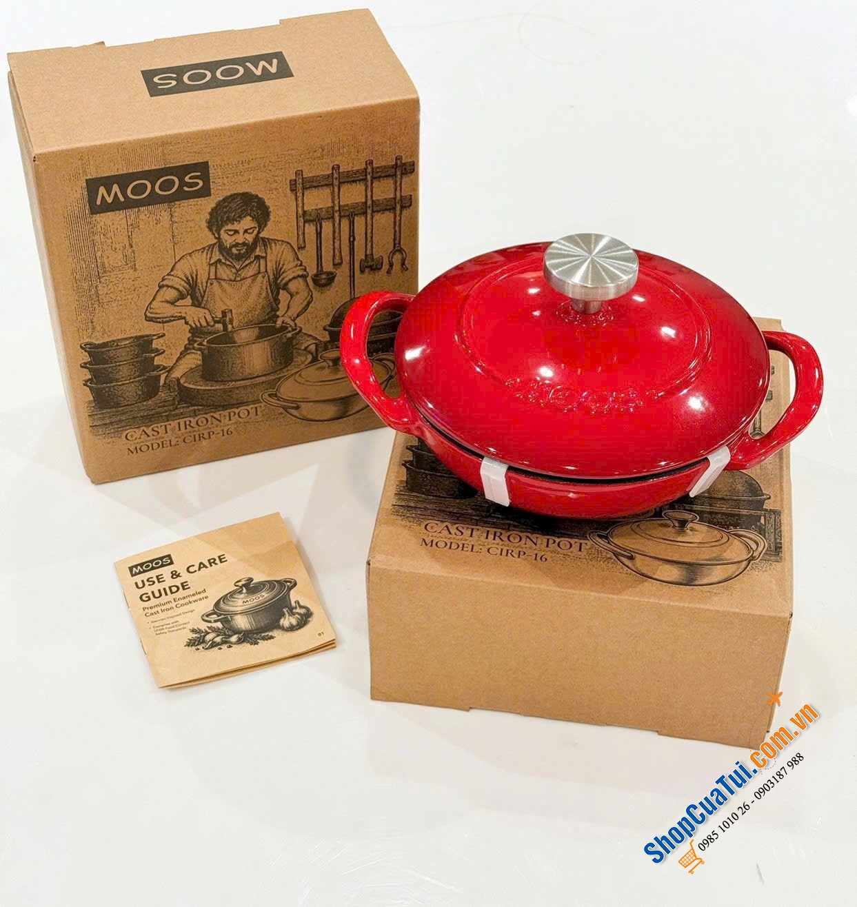 MOOS WOK BABY 16CM — NHỎ NHƯNG ĐỦ “QUYỀN LỰC”.