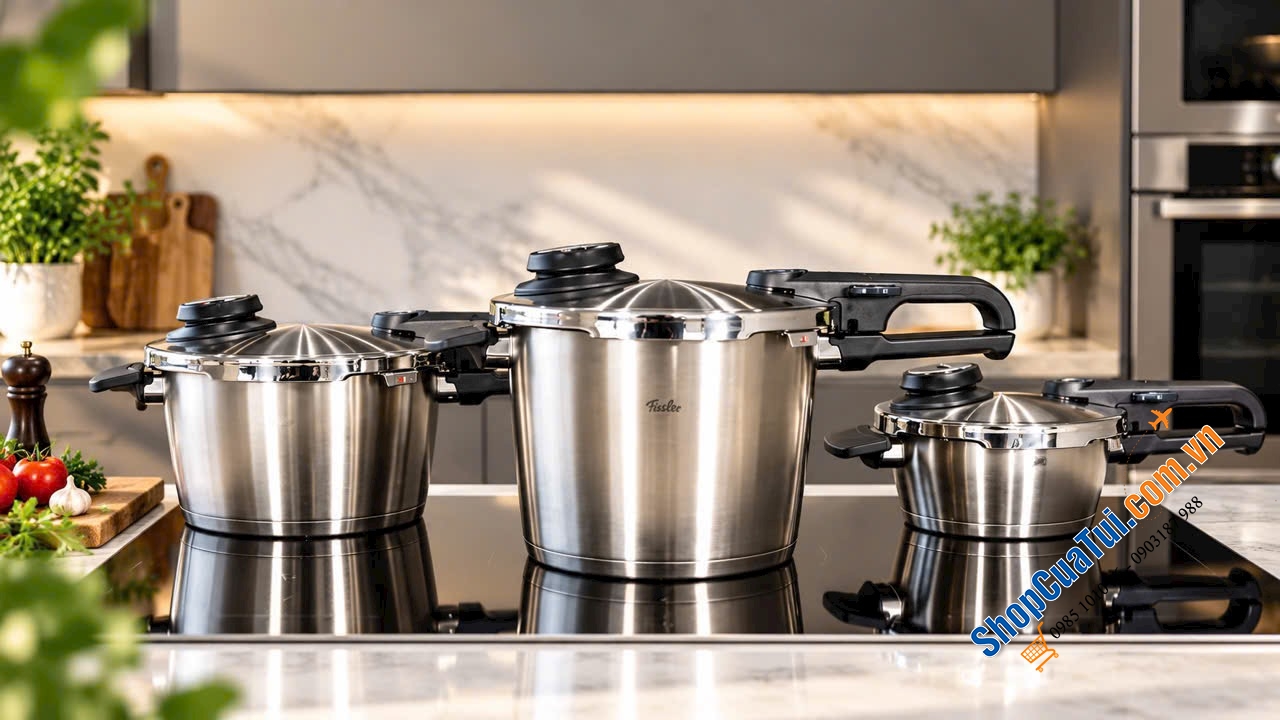 NỒI ÁP SUẤT FISSLER VITAVIT PREMIUM – ĐẲNG CẤP ĐỨC, NẤU NHANH, TIẾT KIỆM THỜI GIAN.