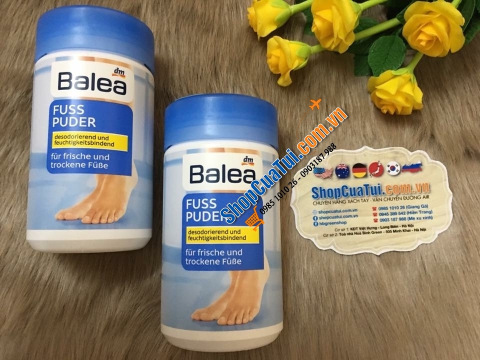 Bột khử mùi, chống hôi chân Balea