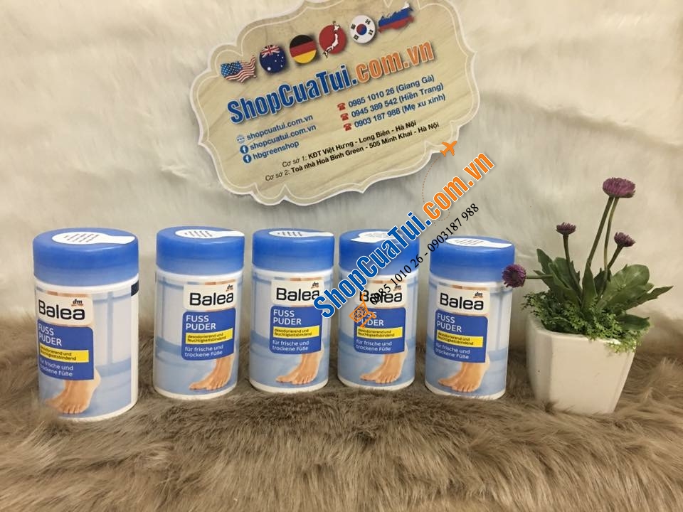 Bột khử mùi, chống hôi chân Balea