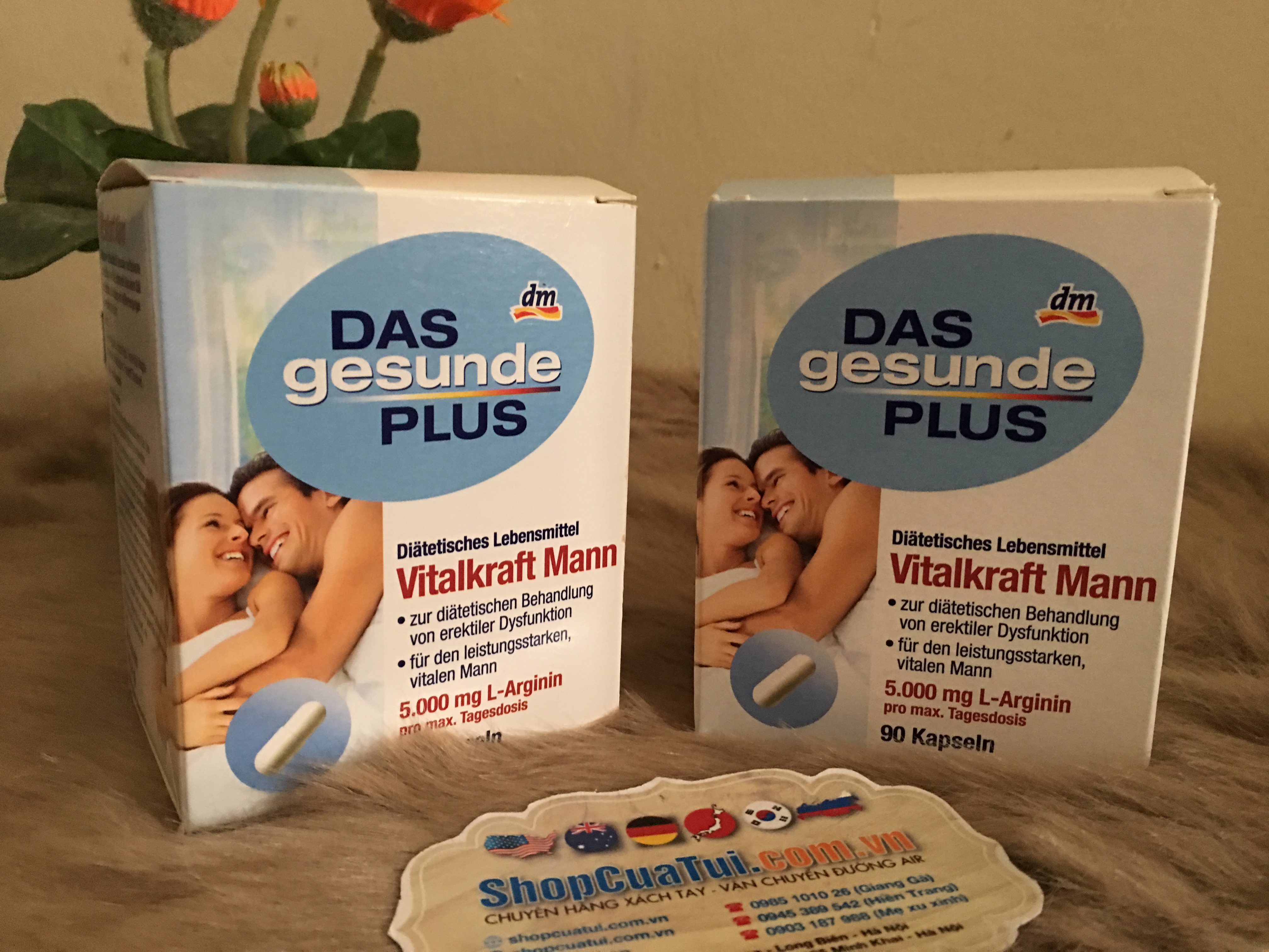 Das Gensunde Plus - Viên uống Vitalkraft Mann tăng cường sinh lý đàn ông - Made in Germany
