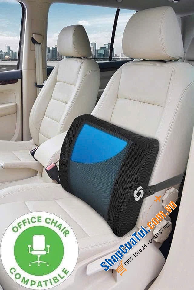 GỐI TỰA LƯNG SAMSONITE COOLING GEL – NGỒI ÊM, LƯNG THOẢI MÁI.