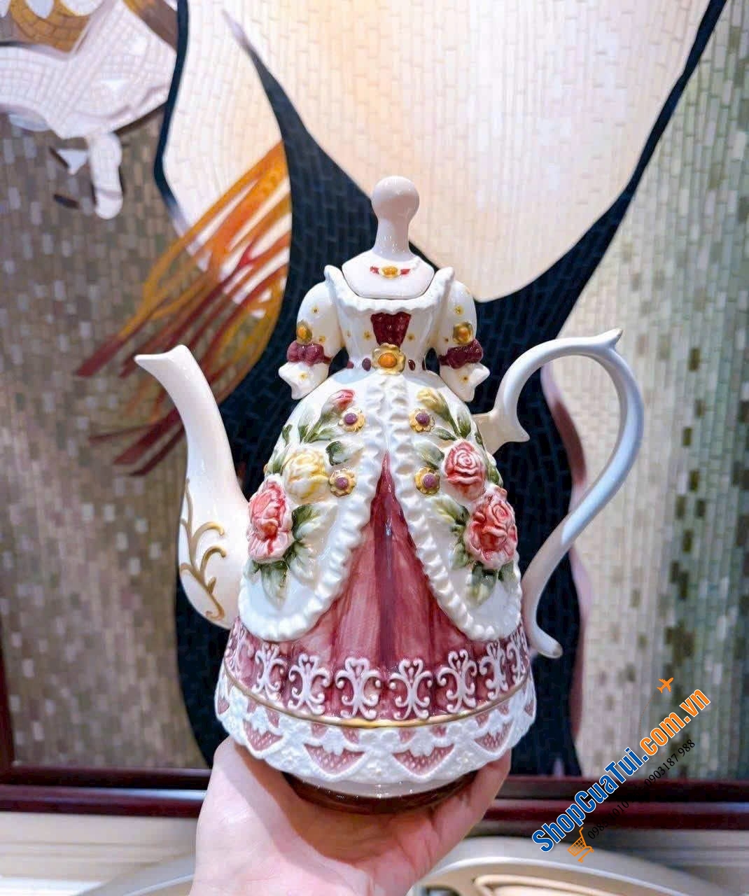 Bộ ấm trà cô gái Funtion Art.