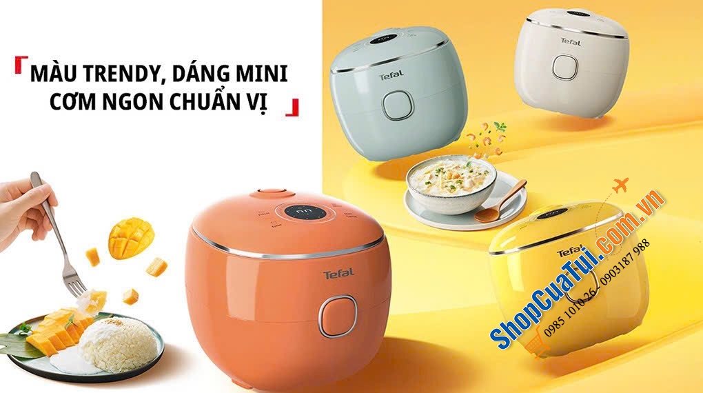 NỒI CƠM ĐIỆN MINI TEFAL – NHỎ XINH, SIÊU ĐÁNG YÊU.