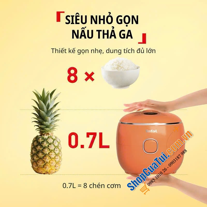 NỒI CƠM ĐIỆN MINI TEFAL – NHỎ XINH, SIÊU ĐÁNG YÊU.