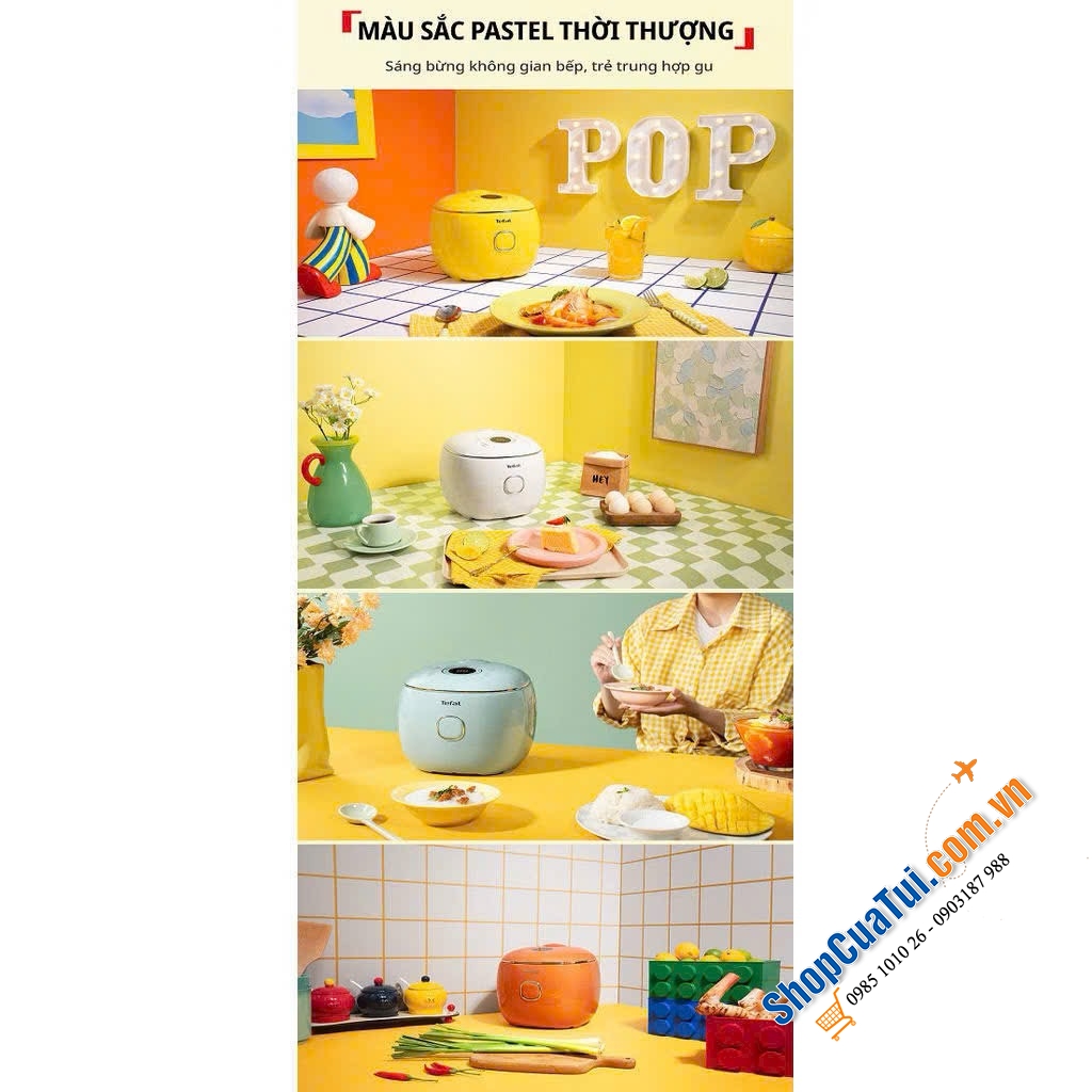 NỒI CƠM ĐIỆN MINI TEFAL – NHỎ XINH, SIÊU ĐÁNG YÊU.