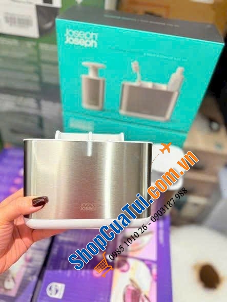 SET ĐỰNG BÀN CHẢI & XÀ PHÒNG JOSEPH JOSEPH 70551 – PHÒNG TẮM GỌN GÀNG, TINH TẾ.