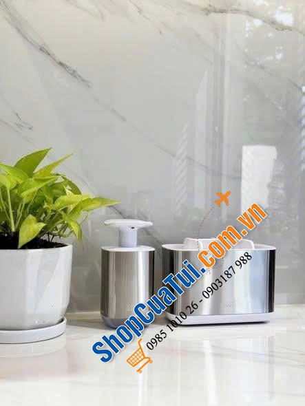 SET ĐỰNG BÀN CHẢI & XÀ PHÒNG JOSEPH JOSEPH 70551 – PHÒNG TẮM GỌN GÀNG, TINH TẾ.