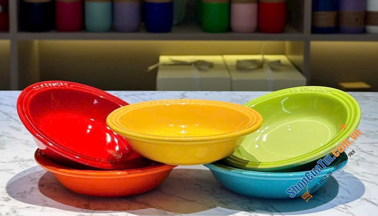 SET 5 ĐĨA LE CREUSET MINI ROUND 15CM.