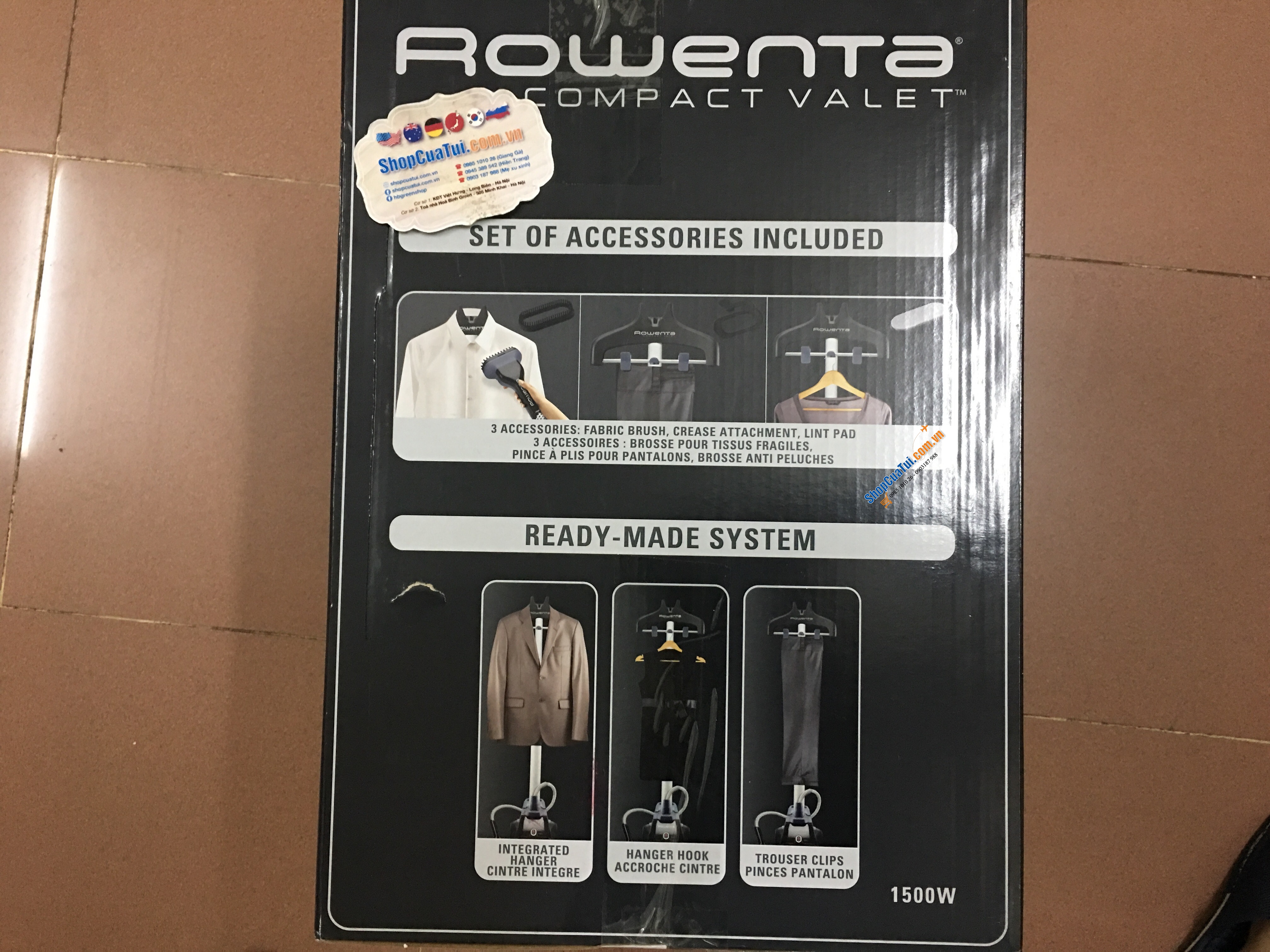 Bàn là cây Rowenta Compact Valet IS6200
